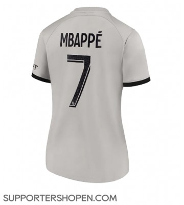 Paris Saint-Germain Kylian Mbappe #7 Borta Matchtröja Dam 2022-23 Kortärmad